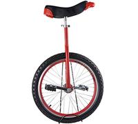 monociclo, Monociclo da 24/20/18/16 pollici, monociclo for adulti, con cerchio in lega, pneumatico extra spesso, sedile regolabile, for sport all'aria aperta, fitness, esercizi, salute(Red,18inches)