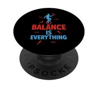 Monociclo Rider Una Ruota Circo Equilibrio Sport Estremo Umorismo PopSockets PopGrip Adesivo