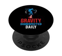 Monociclo Rider Una Ruota Circo Equilibrio Sport Estremo Umorismo PopSockets PopGrip Adesivo