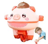 Monociclo Su Corda Tesa - Giocattolo Giroscopico Con Maiale Equilibrista, Divertente Gioco Educativo Per Bambini | Giocattolo A Bilanciamento Manuale, Funambolo Creativo Su Filo, Maialino In Equilibri