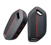 Monocitic - Cover per Chiave Auto in Silicone Cover per Telecomando - Adatto per Kia Carnival Ev9 Picanto GT Line K3 K5 Sorento MQ4 KA4 Morning 2024