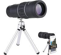 Monocolo ad alta potenza per adulti Telescopio monoculare portatile a doppia messa a fuoco Ultra monoculare palmare esterno con treppiede porta telefono per campeggio