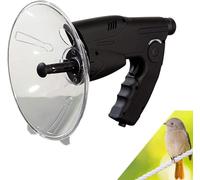 Monocolo con microfono parabolico portatile, telescopio per ascolto di uccelli a lungo raggio con orecchio bionico 100M, dispositivo digitale per osservazione e ascolto della natura, per att
