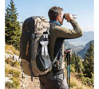 Monocolo leggero 8x20 per escursionismo e trekking, telescopio tascabile con messa a fuoco manuale per esploratori adulti argento