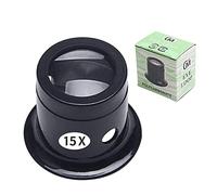 Monocolo Lente d'ingrandimento Orologiai Lente Lente di ingrandimento Gioielliere Guarda Occhio Len Strumento di Riparazione 3X 10X /15X /20XX Lente di ingrandimento Orologio Lente di ingrandimento