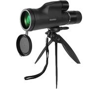 Monocolo per telescopio monoculare per adulti Ruota di messa a fuoco in metallo 50 mm di grande diametro con piccolo rivestimento del prisma del treppiede Viaggio portatile