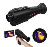 Monocolo termico portatile per caccia, 384 x 288 (risoluzione AI) Ai15, visione notturna, ampio display AMOLED da 1,4 pollici, visione notturna termica con hotspot Wi-Fi/STA/MC, oltre 12 ore di