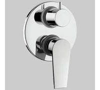 MONOCOMANDO DOCCIA INCASSO CON DEVIATORE LOGOS - Cromo