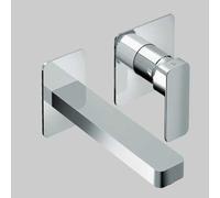 MONOCOMANDO LAVABO A PARETE TONO Cromo RubinetteriaEurorama