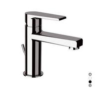 Monocomando lavabo medio linea artic nero opaco