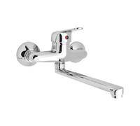 MONOCOMANDO LAVELLO A MURO SERIE INES HydrAll Cromo Rubinetteria Ines