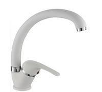 Monocomando lavello america bocca alta - bianco 21,5x24,5 cm