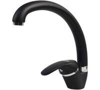 Monocomando lavello america bocca alta - nero - 21,5x24.5 cm