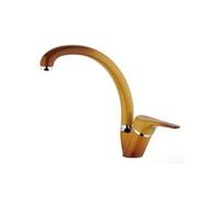 Monocomando lavello america bocca alta - terra di francia - 21,5x24,5 cm