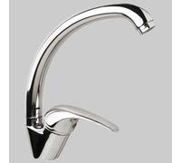 MONOCOMANDO LAVELLO BOCCA ALTA AMERICA Cromo Rubinetteria Cucina Ideal Star