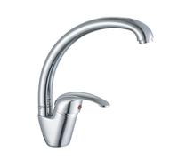 Monocomando Rubinetto Miscelatore Lavello Serie Euro Canna Alta Cucina Cromo