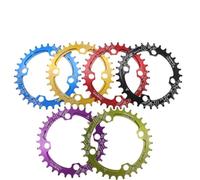 Monocorona MTB 1 Pz Corona Rotonda Simmetrica 96BCD 30T 32T 34T 36T 38T MTB Mountain Bike 96 BCD Anello Catena Corona Bici (Color : Golden 36T)