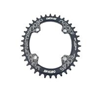 Monocorona MTB 104BCD Corona Ovale/Rotonda Larga Stretta Ruota di Catena MTB Mountain Bike Bicicletta 32T-52T Guarnitura Piastra dentata Parti 104 BCD Corona Bici (Size : 42T, Color : 104BCD Oval Bl