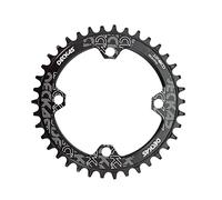 Monocorona MTB Chainring della Bici Rotonda 10 4BCD 40 42 44 46 48T 50 52 Dente MTB. Bici da Mountain Bike Anello Anello Catena Ruota 104 BCD Corone per Bicicletta(42T,Noir)