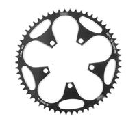 Monocorona Mtb Corona for bicicletta MTB Bicicletta 110BCD Catena a denti stretti e larghi 36T-58T Pignone, manovella, anello corona set di pedivella Parti accessori 110 BCD(58T Black and Screw)