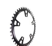 Monocorona Mtb Corona rotonda 40 42 44 denti for bici da strada(38t black)