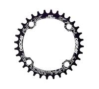 Monocorona MTB MTB. CrankSet 32T 34 Denti 3 6t 38 T 104 BCD Corona Rotonda Bici Piatto Bicicletta Ciclismo Corona Corone per Bicicletta (Size : 38T, Color : Noir)