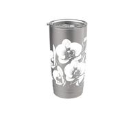 Monocromatico Orchidea Eleganza Forme Mania Bicchiere termico in acciaio inox doppia parete