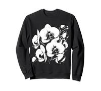 Monocromatico Orchidea Eleganza Forme Mania Felpa