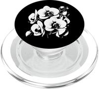 Monocromatico Orchidea Eleganza Forme Mania PopSockets PopGrip per MagSafe