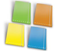 Pigna Cartella portaprogetti MONOCROMO con elastico, dorso 3 cm – 6 pz colori assortiti