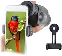 Monocular Telescope Monoculars for Adults 50mm Large Objective Lens 10~30X HD Zoom Can Be Connected to Mobile Phones Portable Travel