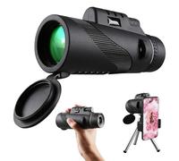 Monoculare 12X50 Monoculare ad alta potenza per adulti Monoculare per Smartphone Adattatore Telescopio Monoculare Caccia Fauna Selvatica Bird Watching Viaggi Campeggio Escursioni