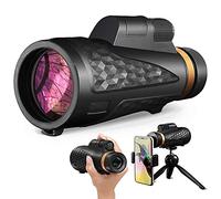 Monoculare compatto con obiettivo FMC prisma BAK4 ad alta potenza 18x62 con visione chiara e debole, monoculare impermeabile con adattatore per smartphone e treppiede per il birdwatching