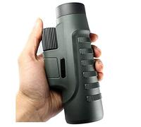 Monoculare compatto con obiettivo FMC prisma BAK4 impermeabile ad alta potenza 10x42 con adattatore per smartphone Monoculare con visione chiara e debole per il birdwatching