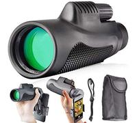 Monoculare HD 40x60 ad alta potenza per adulti di birdwatching con supporto per smartphone e treppiede per caccia alla fauna selvatica, campeggio, animali selvatici in viaggio, telescopio monocul