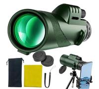 Monoculare Per Adulti Ad Alta Potenza - Telescopio Portatile Portatile | Ingrandimento 80X Compatto E Leggero Per Birdwatching, Osservazione Delle Stelle E Astronomia All'aperto