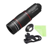 Monoculare per bird watching, telescopio monoculare 18 x 25, adattatore per smartphone, treppiede telescopio monoculare per concerti e bird watching