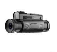 Monoculare per visione notturna 4K con zoom digitale 28X e ricarica USB C, supporta risoluzioni video multiple con batteria estesa (nero)