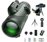 Monoculare Stscope 360, telescopio stetoscopio ad alta potenza for adulti, a lungo raggio, monoculare portatile for visione notturna con adattatore for smartphone e treppiede for osservazione delle st