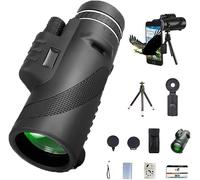 Monoculare Stscope 360, telescopio stetoscopio ad alta potenza for adulti, a lungo raggio, monoculare portatile for visione notturna con adattatore for smartphone e treppiede for osservazione delle st