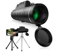 Monoculare Telescopio ad Alta Potenza 40X60 ad Alta Potenza e HD con Supporto per Smartphone o Adulti Golfisti Birdwatching Viaggi Visite turistiche All'aperto per Adulti Birdwatching Binoco