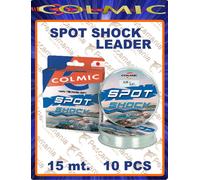 Monofilo Colmic SPOT SHOCK LEADER mt.15 10PCS Clear conico