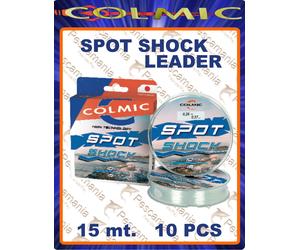 Monofilo Colmic SPOT SHOCK LEADER mt.15 10PCS Clear conico