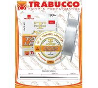 FILO CONICO XPS TAPER LEADER 0,23 - 0,67 NEUTRO SURFCASTING TRABUCCO 10 X 15 MT