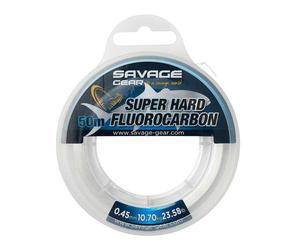 MONOFILO FLUOROCARBON SUPER HARD SAVAGE GEAR PESCA FILO TRAINA SPINNING MARE