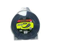 AMA Monofilo da Giardinaggio Dark O 3,0 mm 56 m - Sezione Tonda, Colore Nero, Compatibile con Decespugliatori