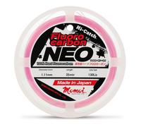 MONOFILO PESCA HI CATCH FLUOROCARBON PINK NEO MOMOI FILO ROSA TRAINA DRIFTING