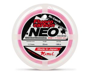 MONOFILO PESCA HI CATCH FLUOROCARBON PINK NEO MOMOI FILO ROSA TRAINA DRIFTING