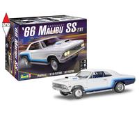 1966 Chevrolet Malibu SS 2N1 1:24 Plastic Model Kit MONOGRAM