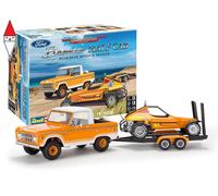 MONOGRAM 17228 1/25 Bronco Half Cab with Dune Buggy & Trailer [Special Edition]